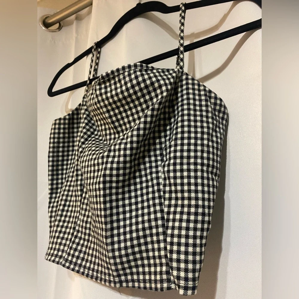 Plaid crop top - Picture 3 of 3